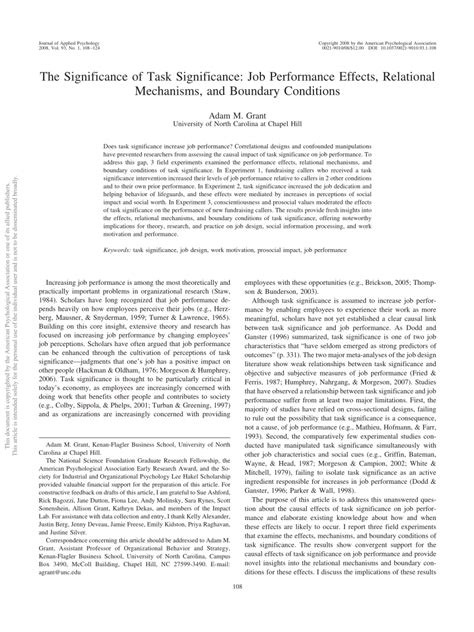 Image result for Task Significance Meaning