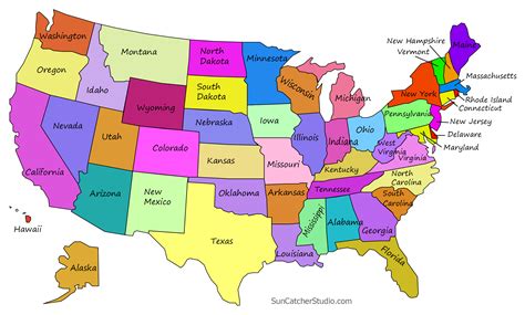 usa-map-states-color-names - projectRock
