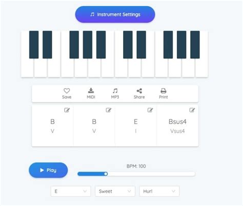 Toradh íomhá ar Random Chord Generator