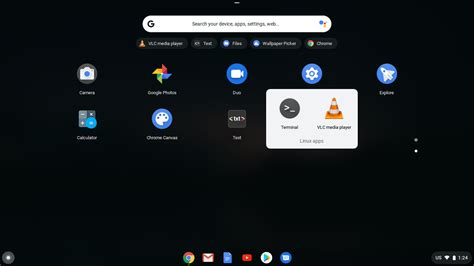 Toradh íomhá ar Chrome OS Linux
