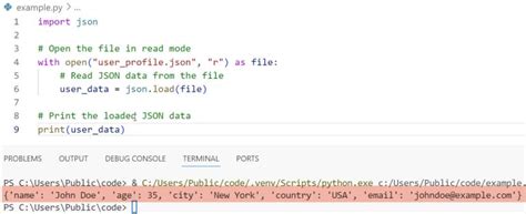 How to Read a JSON File in Python に対する画像結果