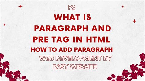Image result for Paragraph Tag in HTML
