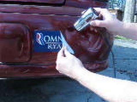 Image result for Removing Bumper-Sticker