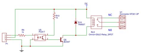 Image result for 5V 1Channel Relay Module Circuit Diagram