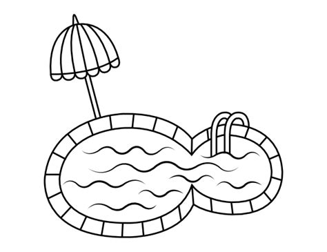 Image result for Simple Pool Coloring Pages