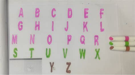 Image result for Handwritten ABCD Written by Kid