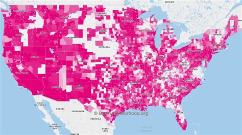 T-Mobile Coverage Map に対する画像結果