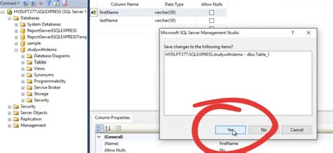 Image result for SQL Server Management Studio Tables