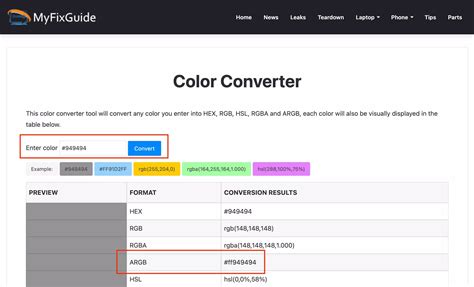 Toradh íomhá ar Android Studio Color Name