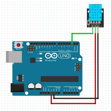 Bildergebnis für DHT11 Sensor in Arduino Uno