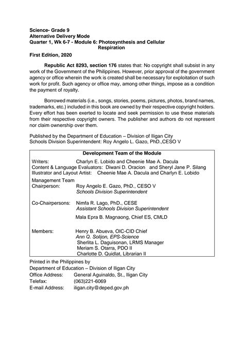 Grade 9 Science Module Dihybrid Module 4 Q1 に対する画像結果