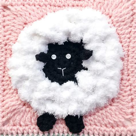 Afbeeldingsresultaten voor Crochet Sheep Blanket Pattern
