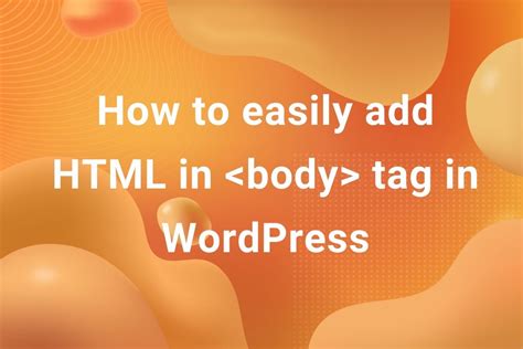 Toradh íomhá ar HTML Code to Page in WordPress
