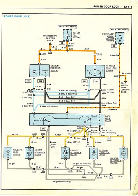 Image result for Power Door Lock Diagram