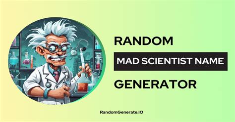 Image result for Random Scientist Name Generator