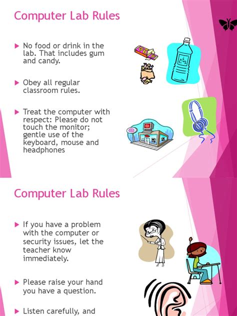 Computer Lab Rules for Grade 2 に対する画像結果