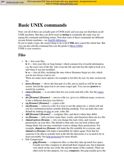 Afbeeldingsresultaten voor Essential Unix Commands