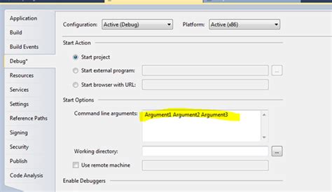 Image result for vs Code Command Line Arguments