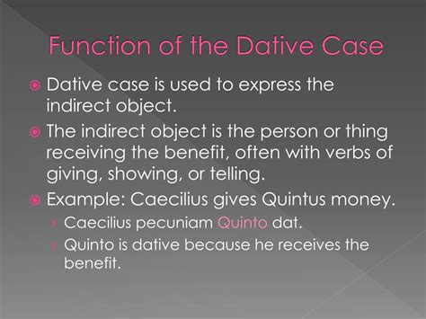 Image result for Dative Case