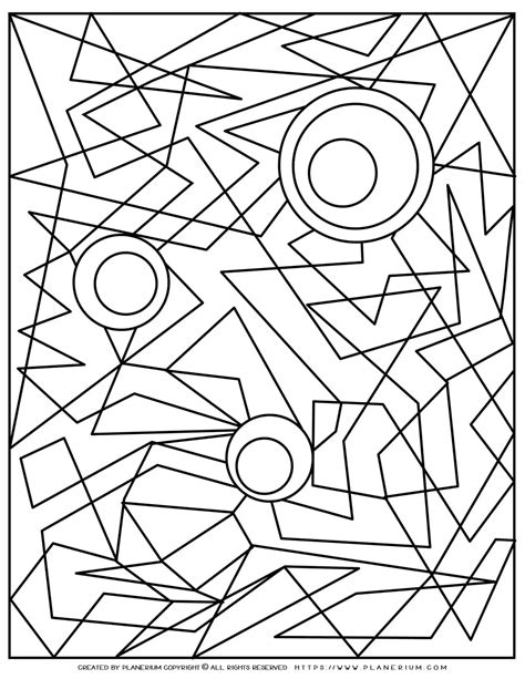 Image result for Abstract Shapes Coloring Pages