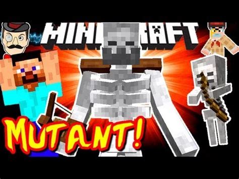 Toradh íomhá ar Minecraft Mutant Skeleton Skull