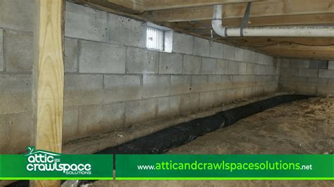 Image result for How to Install EZ Flow Drainage Pipe in Crawl Space