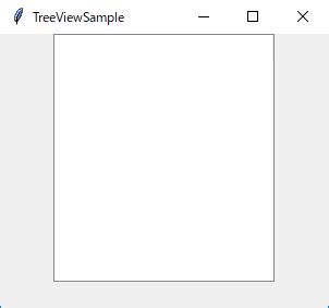 TreeView Python GUI に対する画像結果