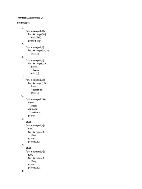 While Loop Questions PDF に対する画像結果