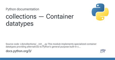 Python Collection Tables に対する画像結果
