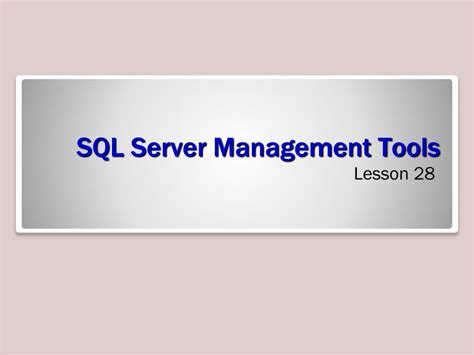 Image result for SQL Server Management Tools