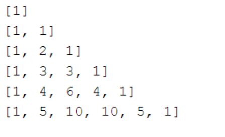 Image result for Pascal Triangle Python Code Basic