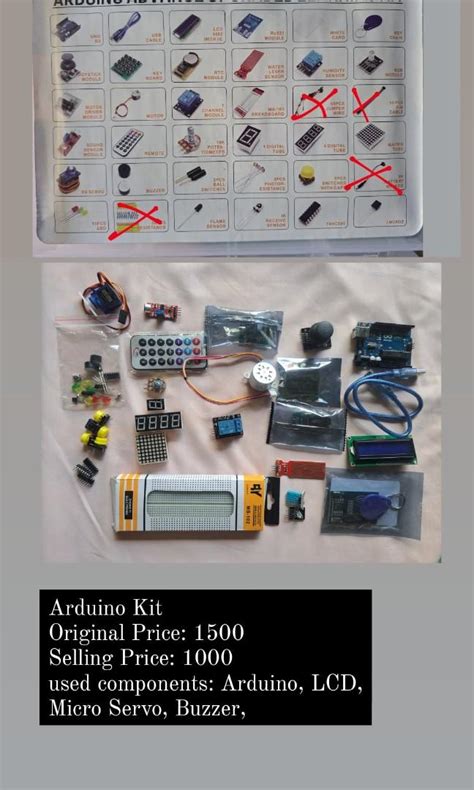 Items in an Arduino Kit に対する画像結果