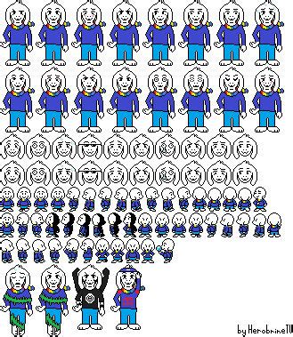 Toradh íomhá ar StorySwap Asriel Sprite