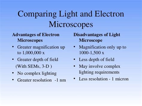 Toradh íomhá ar Light Microscope vs Electron Microscope