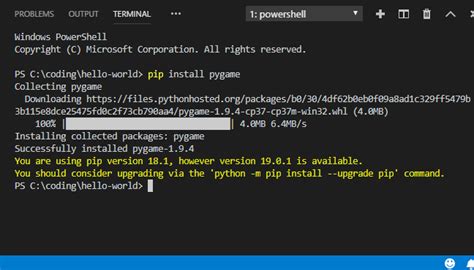 Image result for Install Pygame through PIP
