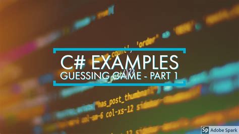 Guesing Game C# Using Switch に対する画像結果