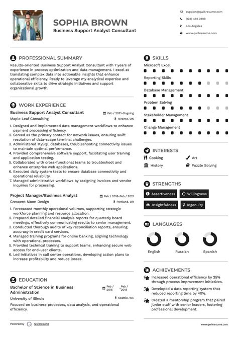 Toradh íomhá ar Client Support Analyst Resume