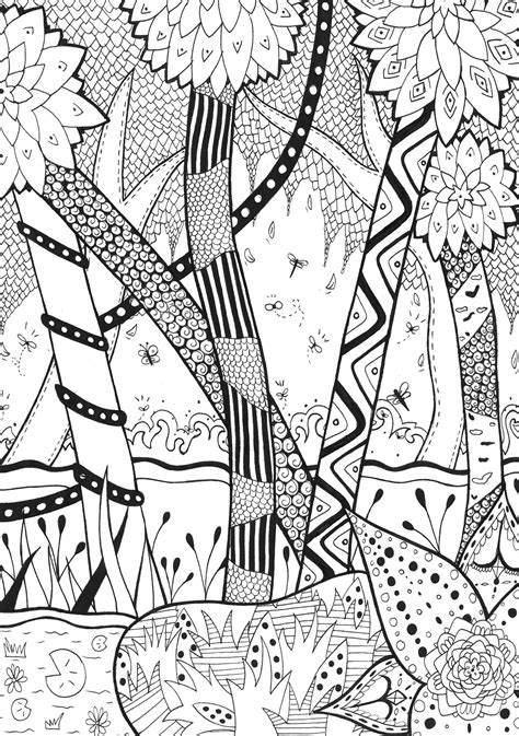 Image result for Zentangle Patterns Coloring Pages