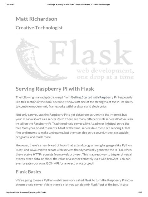 Image result for Flask with Raspberry Pi