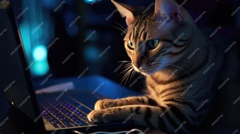 Cat Looking at Computer に対する画像結果