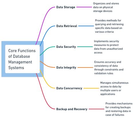 Afbeeldingsresultaten voor Functions of Data Base Managemnet System