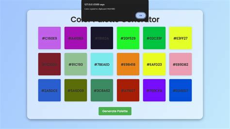 HTML Color Palette Color Code に対する画像結果
