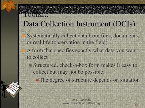 Image result for DCI Data Collection Instruments