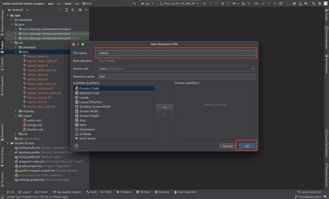 Font Family in Android Studio Java に対する画像結果