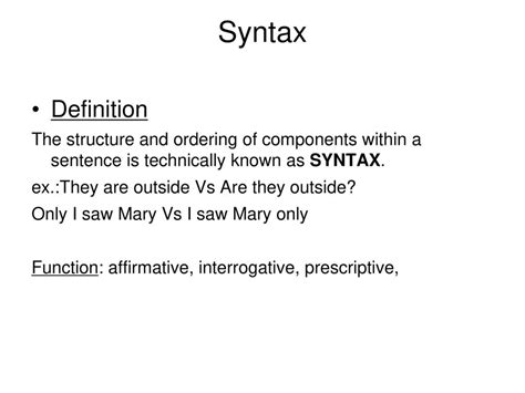 Syntax Definition に対する画像結果
