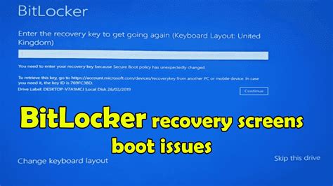 Image result for BitLocker Bios Boot Screen