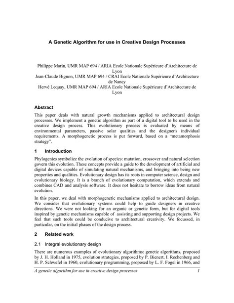 Image result for Molecular Genetic Algorithm Paper Design