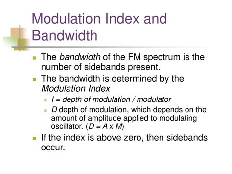 Image result for Frequency Modulation Index