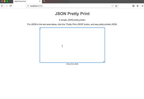 Toradh íomhá ar Beautiful JSON Example