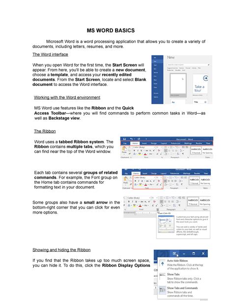 Image result for MS Word Basic Knowledge
